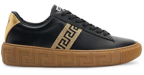 greca versace sneakers|Versace la greca low top.